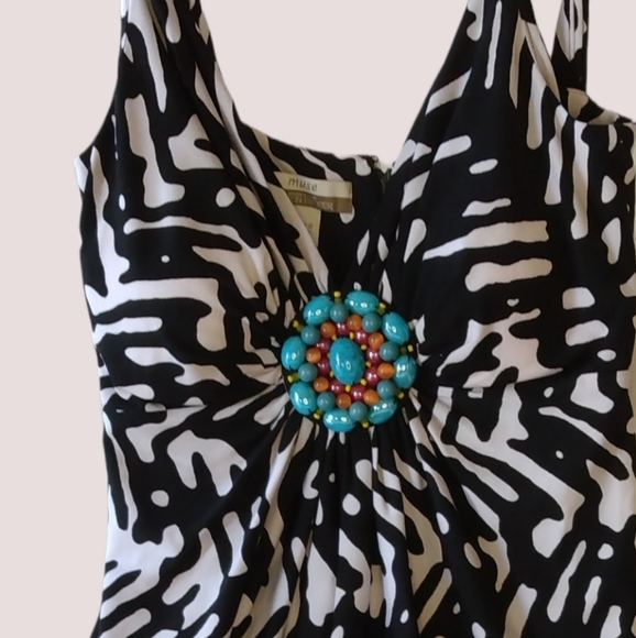 Muse multicolored sleeveless dress, Size 0 - Picture 7 of 15